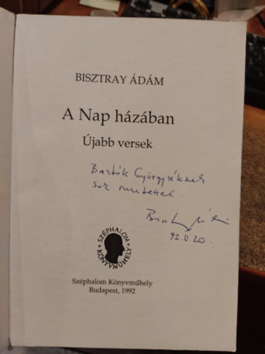 Bisztray �d�m - A nap h�z�ban