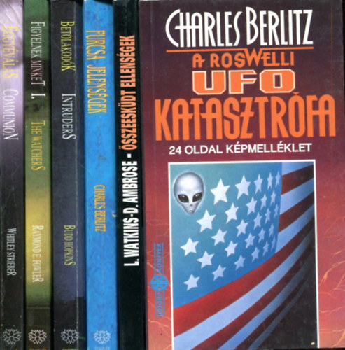 Tbb szerz - 6 db Fantasy/UFO ktet