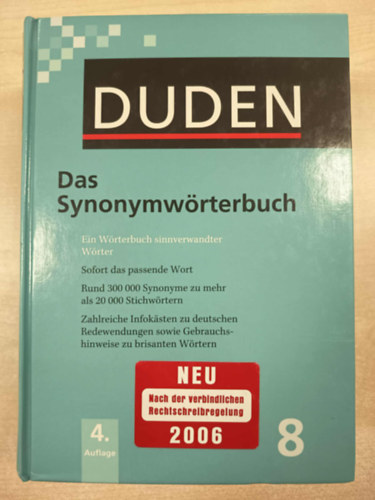 Duden - Das Synonymw�rterbuch