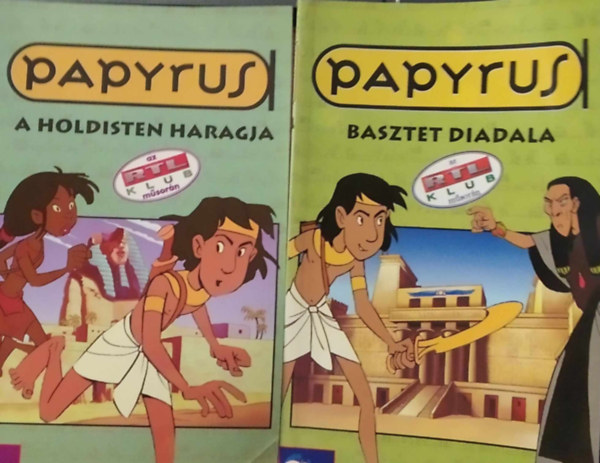 Evelyne Brisou-Pellen - 2 db Papyrus m: A Holdisten haragja+Basztet diadala