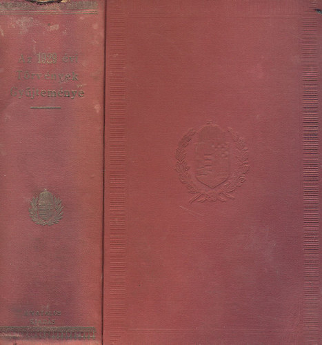 Az 1929. Évi Törvények Gyüjteménye