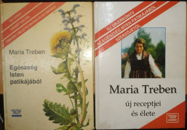 Maria Treben - Egszsg Isten patikjbl + Maria Treben j receptjei s lete (2 ktet)