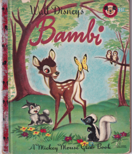 Walt Disney's Bambi (A Mickey Mouse Club Book)