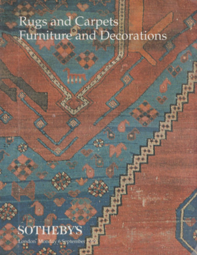 Sotheby's - Rugs and Carpets Furniture and Decorations (London - Monday 6 September 1999)