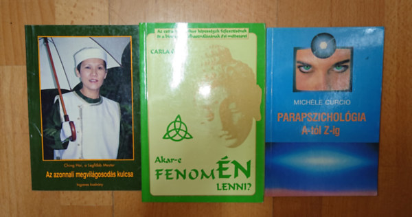 Carla Galli, Ching Hai Legfels�bb Mester Mich�le Curcio - 3 k�nyv a parappzsichol�gi�r�l: papapszichol�gia A-t�l Z-ig, Alar-e fenom�N lenni?, Az azonnali megvil�gosod�s kulcsa