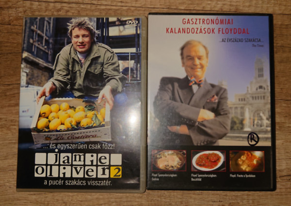 Jamie Oliver, Floyd - 2 angol mesterszakács gastronómiai kalandjai DVD-n: Gaszttronómiai kalandozások Floyddal, ....és egyszerűen csak főzz - a pucér szzakács visszatér