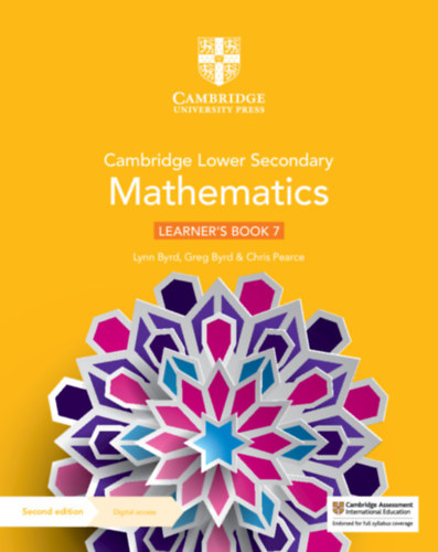 Greg Byrd, Chris Pearce Lynn Byrd - Cambridge Lower Secondary Mathematics Learner's Book 7 with Digital Access (1 Year)