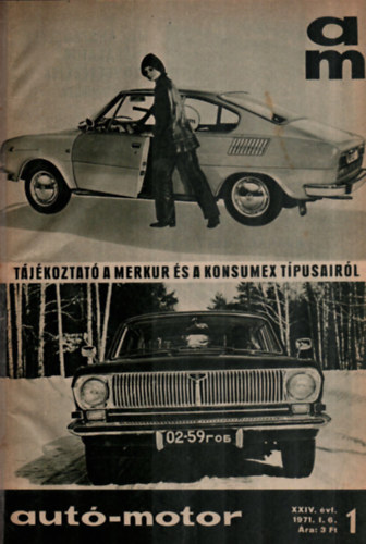 B. Pr Ibolya - Aut-motor 1971 XXIV. teljes vfolyam egybektve