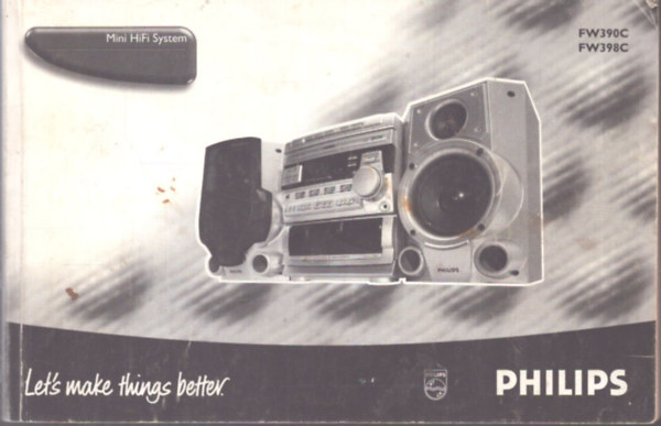 Philips FW390C, FW398C használati utasítás