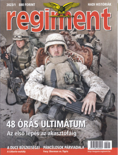 Trs  Istvn  (Fszerk.) - 3 db Regiment magazin szrvny lapszm: 2023/1 + 2023/2 + 2023/4