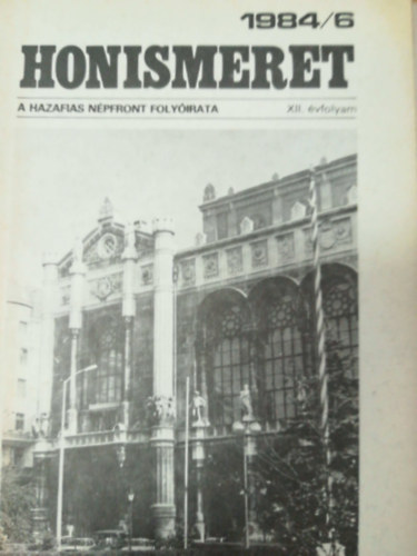 Honismeret 1984/6 XII. �vfolyam