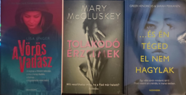 Sarah Pekkanen, Lisa Unger, Mary Mccluskey Greer Hendricks - Krimi könyvcsomag