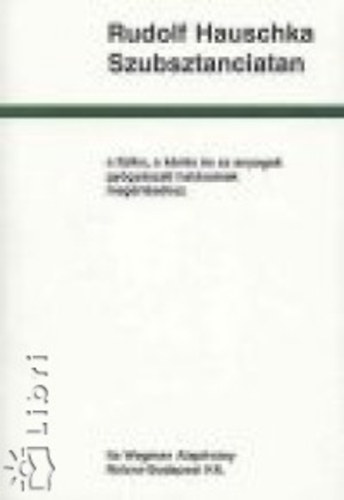 Rudolf Hauschka - Szubsztanciatan