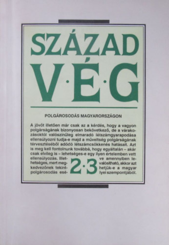 Szzadvg 1991. 2-3. Polgrosods Magyarorszgon