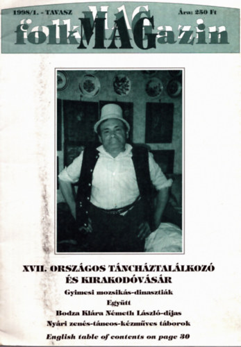 Nagy Zoltn  (fszerk.) - Folk magazin 1998/1. tavasz
