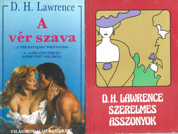 D. H. Lawrence - 2 db knyv, A vr szava, Szerelmes asszonyok