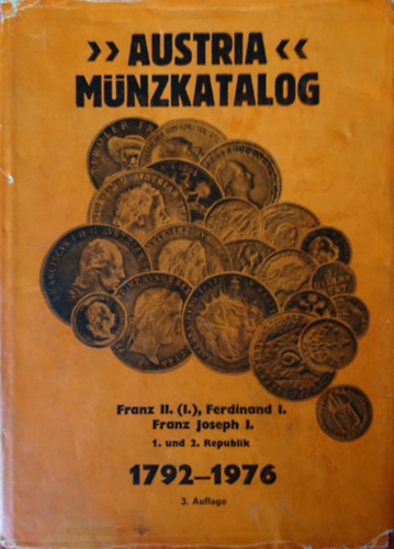 Austria Mnzkatalog 1792-1976 (3. Auflage)