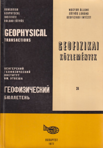 Geofizikai k�zlem�nyek 24. (t�bbnyelv�)