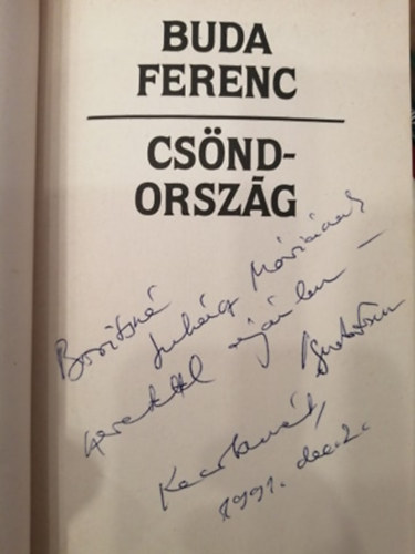 Buda Ferenc - Cs�ndorsz�g (Dedik�lt)
