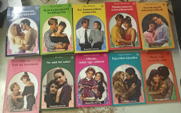 Martha Tailor, Mary Mcleane, Kathrin Blackwood, Tbb szerz Samantha Cox - 10 Romantika sorozat (2,3,4,5,6,7,8,9,10,12)