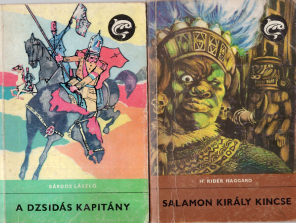 Brdos Lszl, Daniel Defoe H. Rider Haggard - 3 db Delfin knyv ( egytt ) 1. Salamon kirly kincse, 2. A dzsids kapitny, 3. Bob kapitny