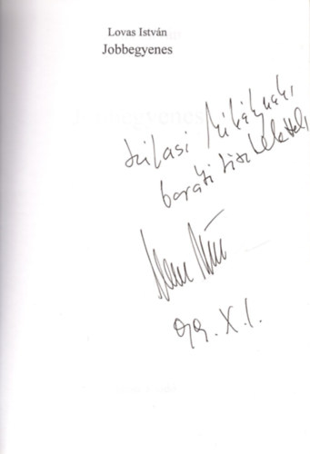 Lovas Istv�n - Jobbegyenes