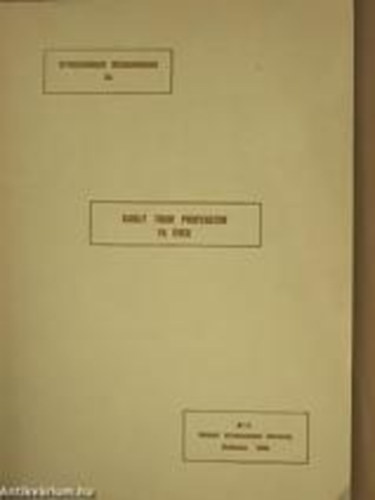 Kir�ly Tibor Professzor 70 �ves - Kriminol�giai K�zlem�nyek 33.