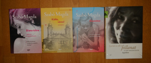 Szabó Magda - 3 kötet Szabó Magdától + ajándék életrajzi album: Kiálts, város!, Disznótor, Diana tükre + Gurul a sok-sok pillanat - Szabó Magda élete képekben