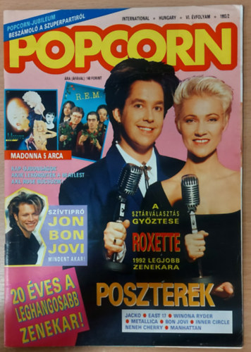Popcorn International - Hungary VI. vfolyam 1993/2 (Poszter mellklettel)