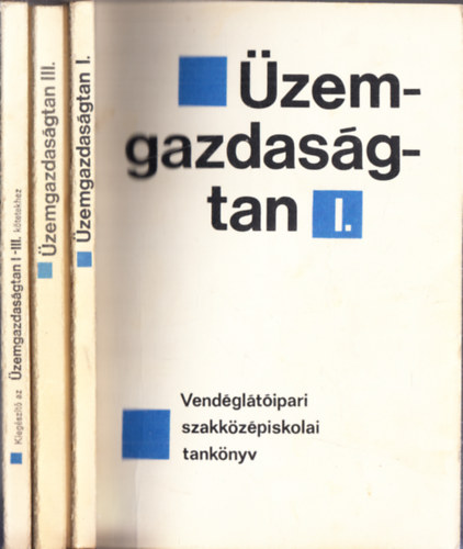 Dr. Mohcsi Ferenc Czegldi Jzsef - zemgazdasgtan (Vendgltipari szakkzpiskolai tanknyv) I. s III. ktet + Kiegszt ktet