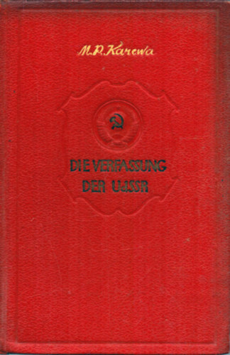 M. P. Karewa - Die Verfassung der Udssr (1950)