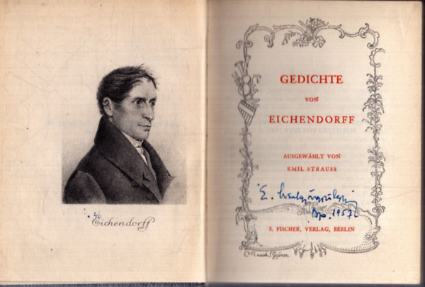 Emil Strauss - Gedichte von Eichendorff