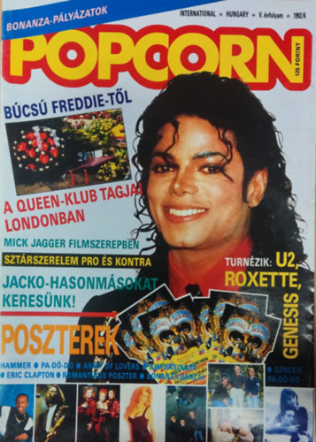 Popcorn International - Hungary V. vfolyam 1992/6 (Poszter mellklettel)