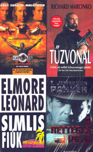 Richard Woodley, Elmore Leonard, Richard Marcinko T. Jefferson Parker - 4 db Krimi: A rettegs ideje + Con air- A fegyencjrat + Simlis fik + Tzvonal