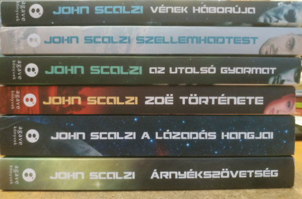 John Scalzi - 6 db John Scalzi: Vének háborúja; Szellemhadtest; Az utolsó gyarmat; Zoe története; A lázadás hangjai; Árnyékszövetség