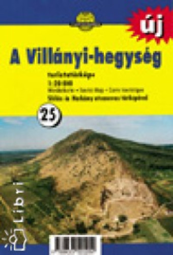 A Villányi-hegység turistatérképe - Siklós és Harkány utcaneves térképével