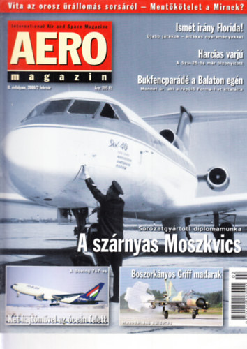 Sajtos Zoltán (szerk.) - Aero magazin 2000. február - 2001. január, teljes évfolyam, lapszámonként