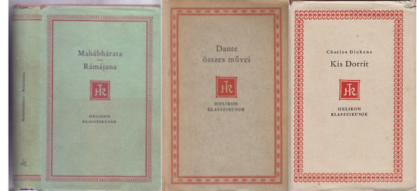 Dante Alighieri, Vekerdi József Charles Dickens (válogatta) - Helikon Klasszikusok könyvcsomag