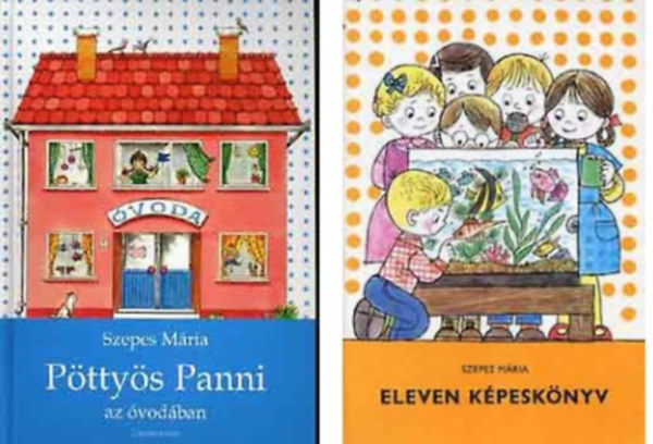 Szepes Mária - Eleven képeskönyv+Pöttyös Panni az óvodában -2db könyv