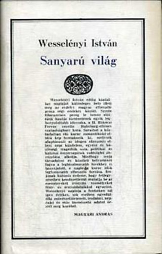 Wessel�nyi Istv�n - Sanyar� vil�g II.