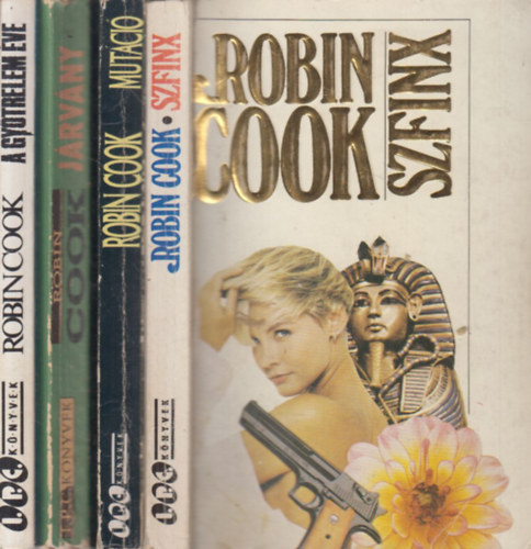 Robin Cook - 4 db. krimi (Szfinx + A gytrelem ve + Jrvny + Mutci)