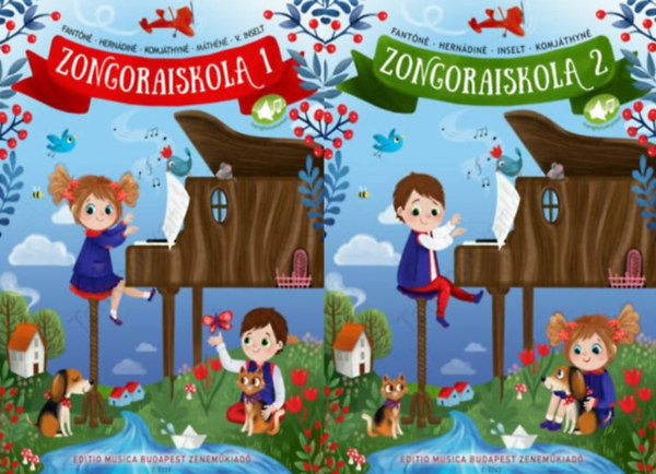 Herndi Lajosn, Komjthy Aladrn, Vsrhelyin Inselt Kat Fantn Kassai Mria - Zongoraiskola 1-2