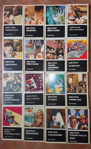 Agatha Christie - 16 krimi Agatha Christie tollbl: Paddington 16.50 / Cipruskopors / Bbjos gyilkosok / Nylt krtykkal / Temetni veszlyes / Nyaral gyilkosok / Gyilkossg Mezopotmiban ... (teljes lista a lersban)