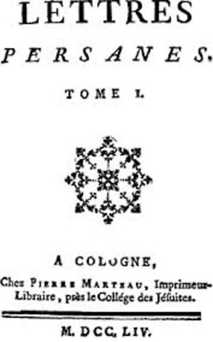 Montesquieu - Lettres persanes