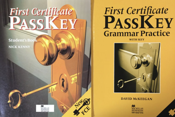 Nick Kenny David McKeegan - First Certificate Passkey Student's book + Grammar Prectice with key (2 kötet)