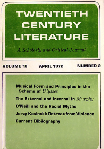Twentieth Century Literature - A Scholarly and Critical Journal - 18.