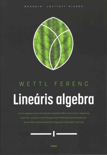 Wettl Ferenc - Lineáris algebra