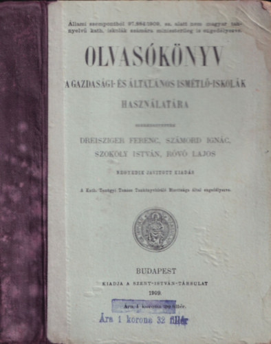 Dreisziger-Szmord-Szokoly-Rv - Olvasknyv a gazdasgi- s ltalnos ismtl-iskolk hasznlatra