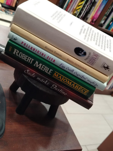 Merle Robert, Koczor Tam�s, Audrey D. Milland Sade M�rki - K�NYVMENT� AJ�NLAT, 5 DB. Justine, avagy az er�ny meghurcoltat�sa, Majom�b�c�, Egy �r�lt �rgr�fn� napl�ja, Siet�s t�rt�netek, Scarlett �r�k�ben
