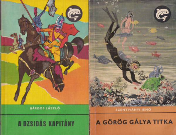 Szentiv�nyi Jen�, B�rdos L�szl�, D�k�ny Andr�s Heged�s G�za - 5 db Delfin: A dzsid�s kapit�ny, A g�r�g g�lya titka, Az erd�nt�li veszedelem, A n�ma v�lgyben, S.O.S. Titanic